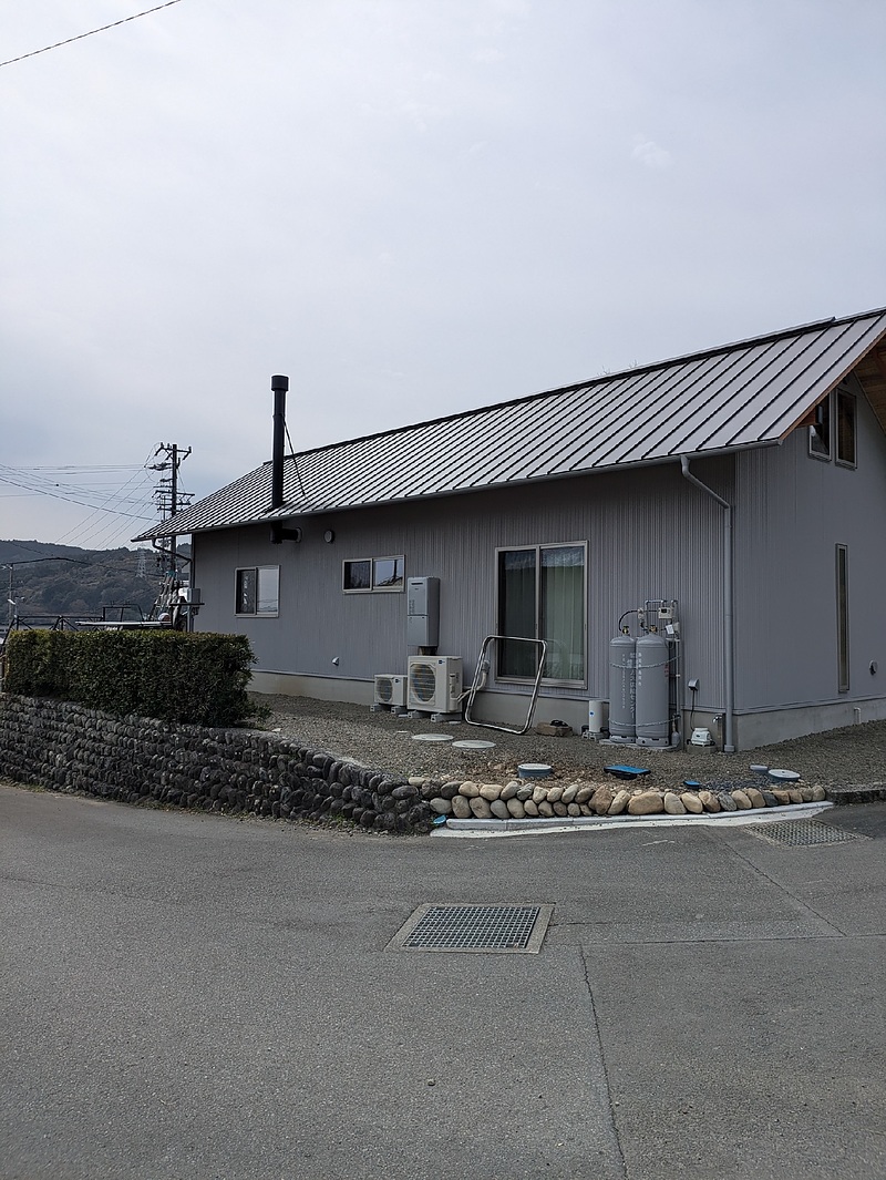 島田市薪ストーブ工事