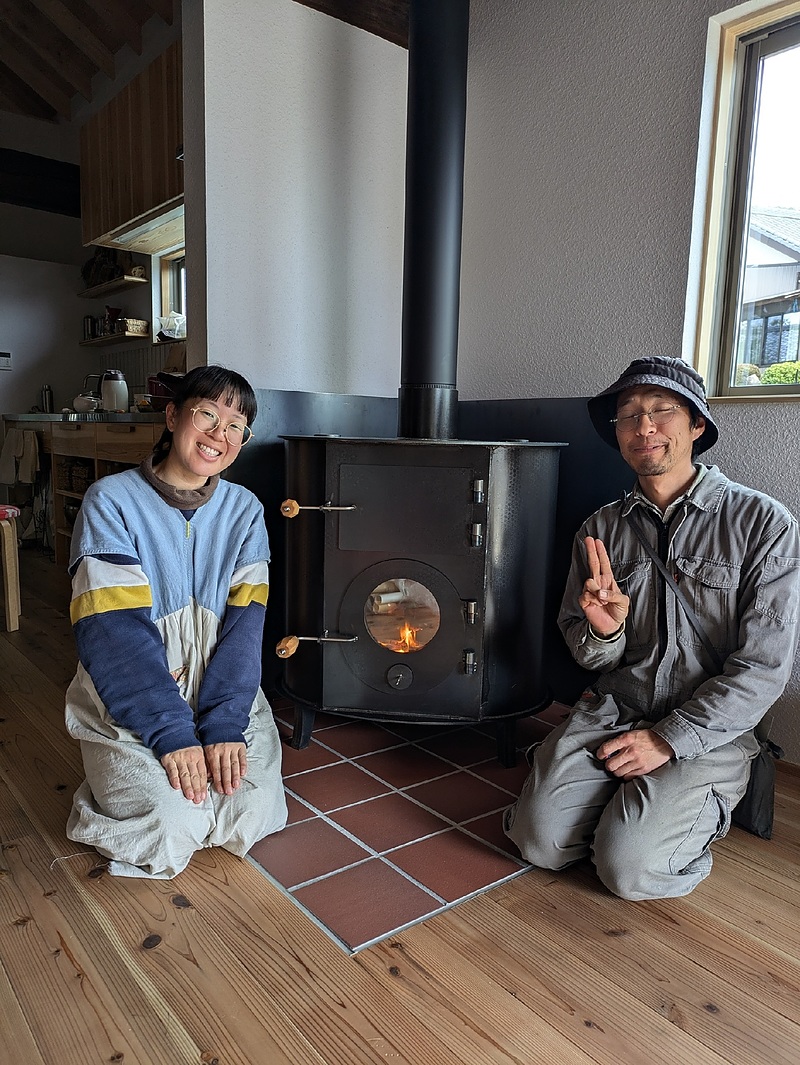 静岡県薪ストーブ工事