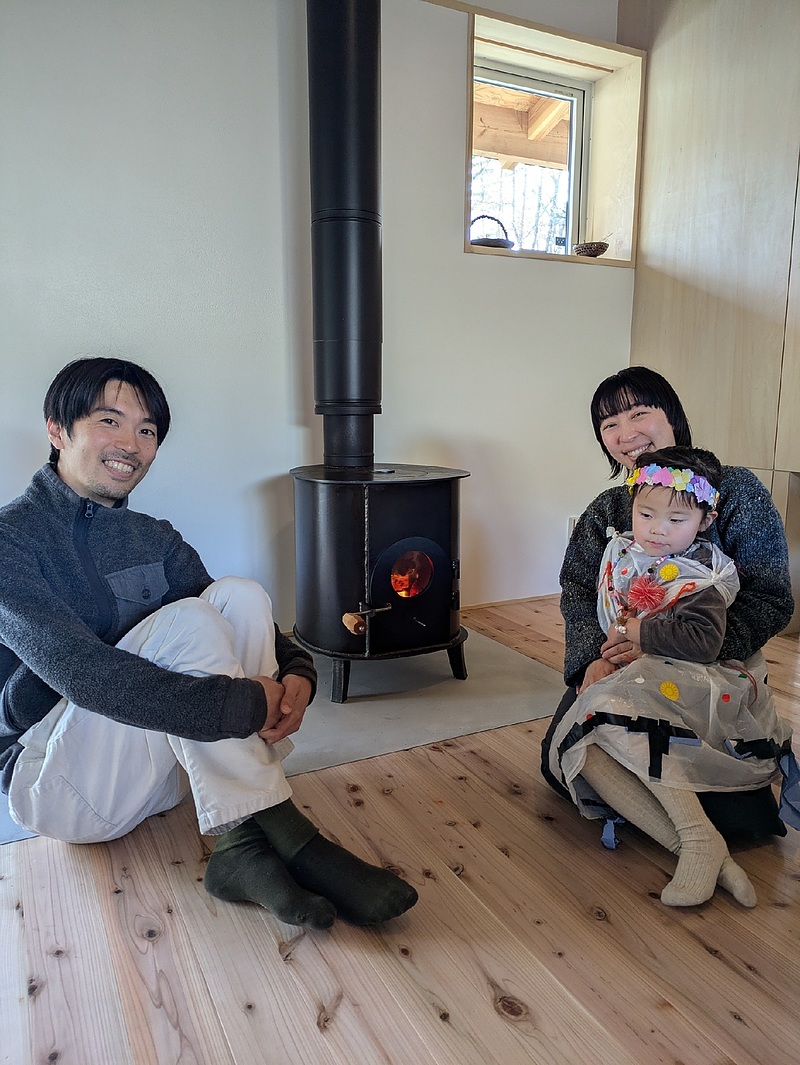 北佐久郡で薪ストーブ設置工事