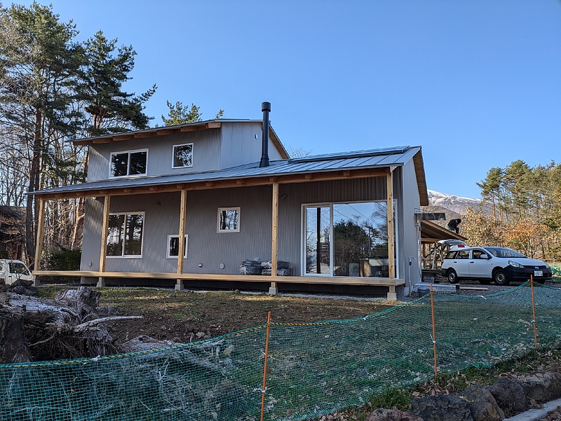 北佐久郡で薪ストーブの設置工事