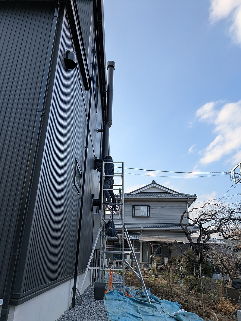 八王子市美山町薪ストーブ工事 八王子市美山町薪ストーブ工事