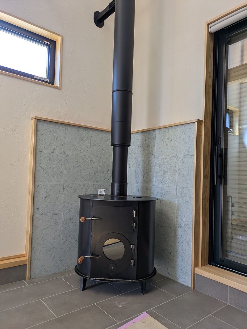 あきる野市薪ストーブ工事