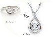 プラチナ ダイヤモンドリングをペンダントネックレスにリフォーム