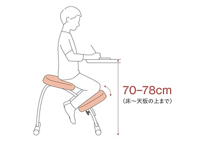 バランスイージーをご使用になる机の高さについて