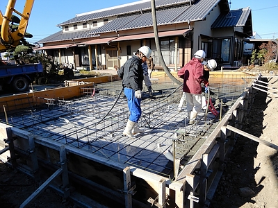 新築基礎工事