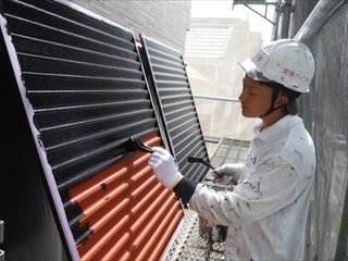 遠藤邸　雨戸錆止