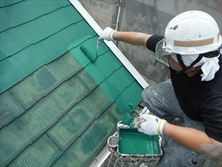 ボヌール★草薙　屋根下塗