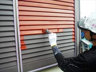 藤本邸（下川原西）　雨戸錆止