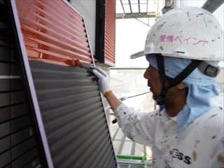 永山邸　雨戸戸袋錆止め