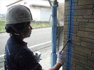 長嶋邸　コーキングプライマー