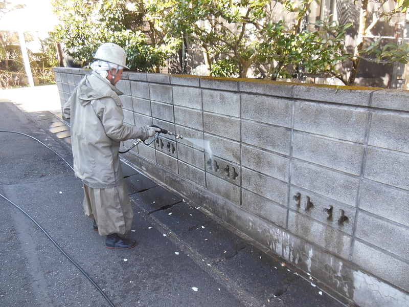 竹田邸　高圧洗浄