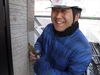 静岡市　外壁塗装工事日誌　ふれあい住宅　シール撤去、看板撤去。
