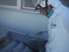 静岡市　折半屋根塗装工事日誌　トーヨー様　鉄部錆止め、鉄部中塗り、鉄部上塗り