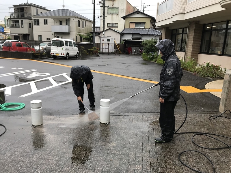 静岡ホーム①土間洗浄