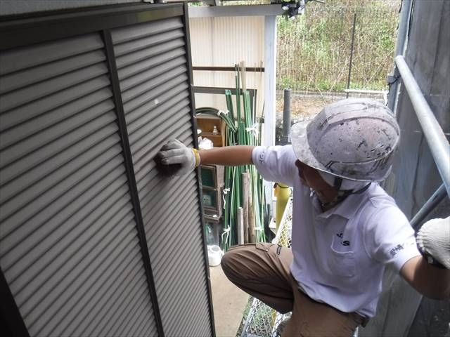 清水邸①雨戸ケレン