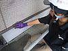 静岡市　外壁塗装工事日誌　大石邸　鉄部ケレン・屋根高圧洗浄・外壁高圧洗浄