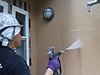 静岡市　外壁塗装工事日誌　入江邸　外壁・土間高圧洗浄