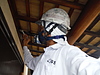 静岡市　外壁塗装工事日誌　太田邸　木部アク洗い・外壁高圧洗浄