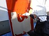 静岡市　清水区　外壁塗装日誌　天理教様　鉄部錆止め塗装
