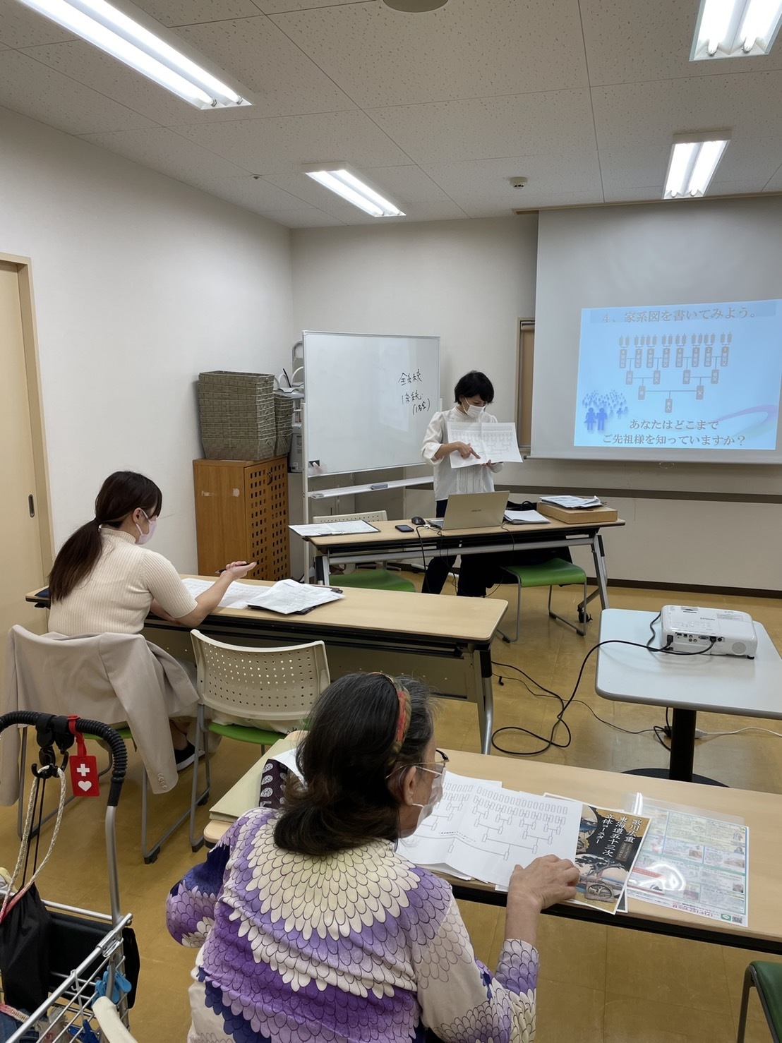 朝日カルチャーでの講座風景