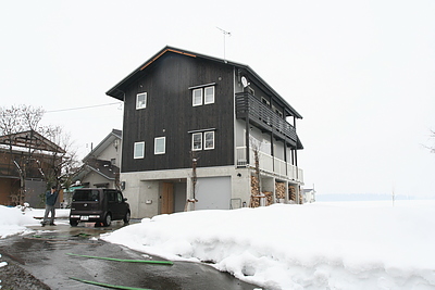 魚沼の3階建て住宅