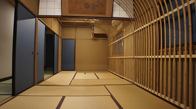 竹の間　香里能楽堂　ひとつのはな