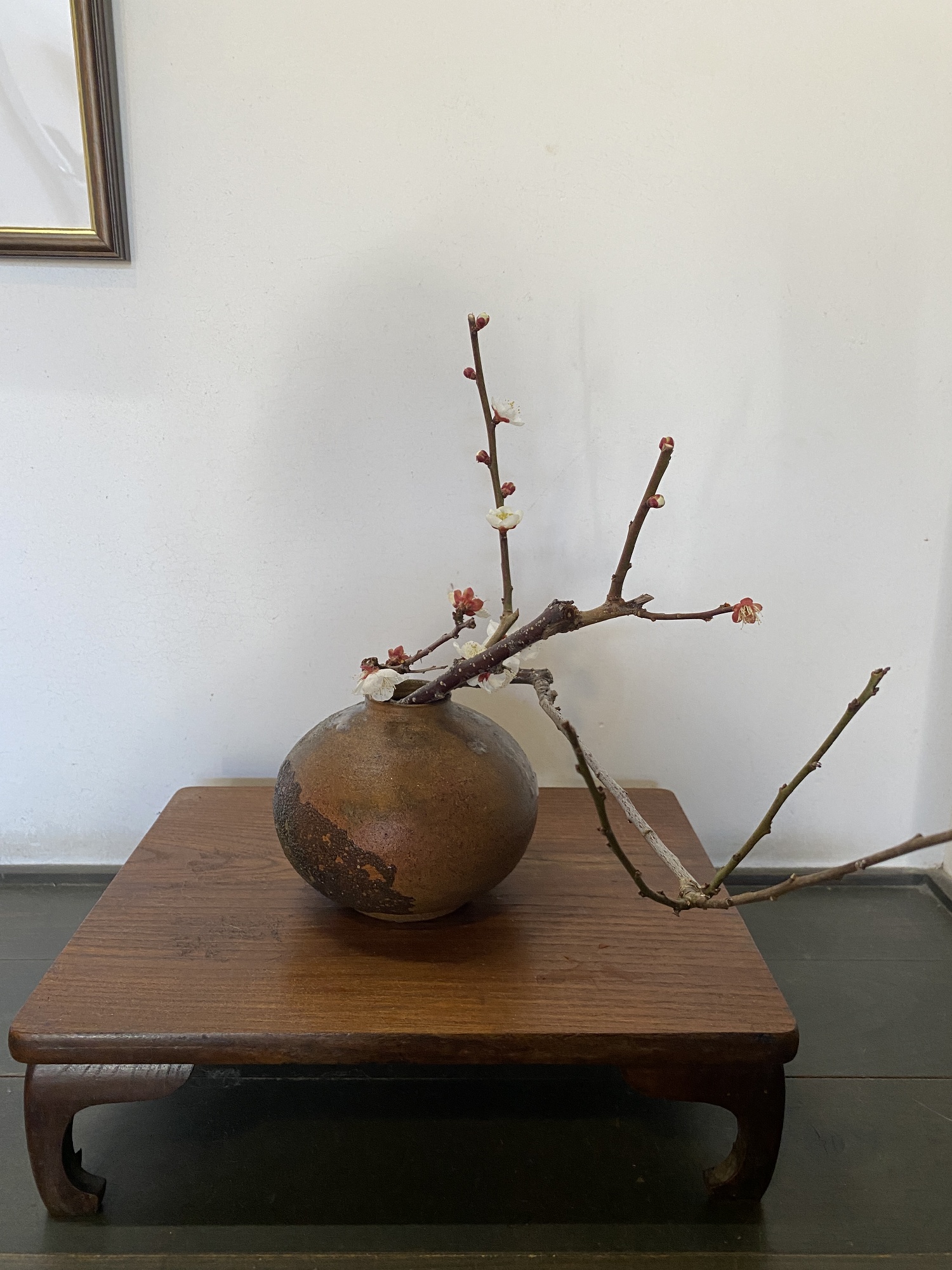 週末、梅を生けに行かない？若山教室へ