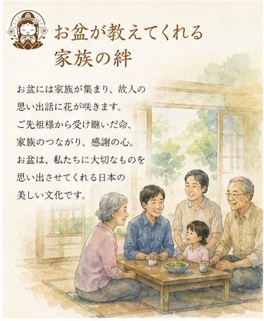 お盆が教えてくれる家族の絆～「感謝を伝える文化」～