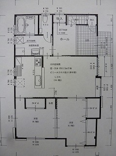 リノベーションした1階の平面図