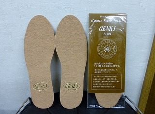 靴の中敷き「GENKI」