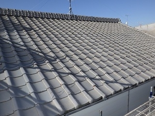 葺き替えリフォーム前の屋根
