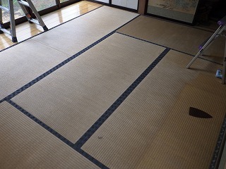 リフォーム前の和室の畳の床