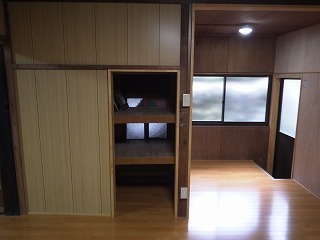 リフォーム後の同じ部屋になった勝手口