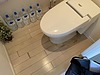 床を貼り替え節水便器にするトイレのリフォーム　浜松市西区