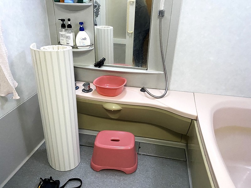 取り替えリフォーム前のユニットバス