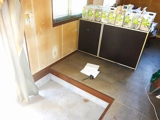 リフォーム前の事務所の入口