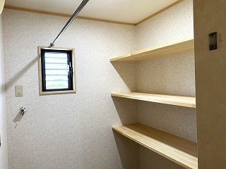 リフォーム後の洗濯室