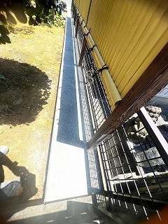 リフォーム後のフェンスの下部