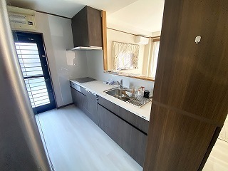 リフォーム後のシステムキッチン