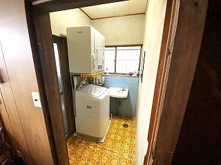 リフォーム前の洗面・洗濯・脱衣所