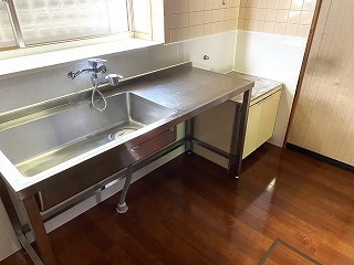 リフォーム後のキッチン