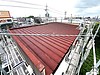 錆がひどい板金の屋根を葺き替えるリフォーム　浜松市中央区