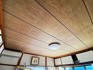 リフォーム前の目透かし天井