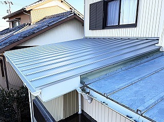 葺き替えリフォーム後の屋根