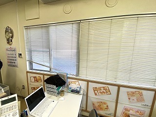 取り替えリフォーム前のブラインド