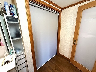 ロールスクリーンに取り替えたリフォーム後