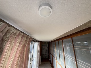 張り替えリフォーム後の広縁の天井