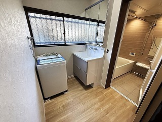 リフォーム後の洗面・洗濯・脱衣所 リフォーム後の洗面・洗濯・脱衣所