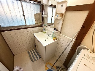 リフォーム前の洗面・洗濯・脱衣所