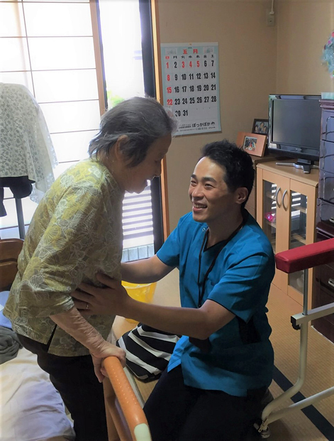 松村幸治さんリハビリ風景